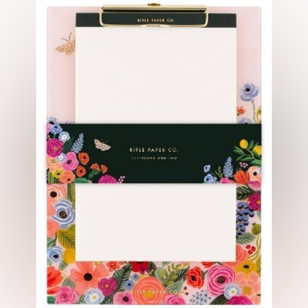 Rifle Paper Co. Floral Clipboard and Pad